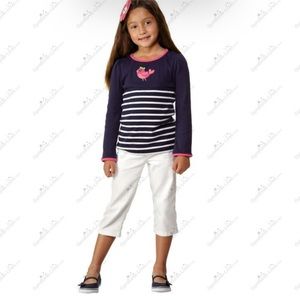 Gymboree Bright Little Bird Tee & Capri Set